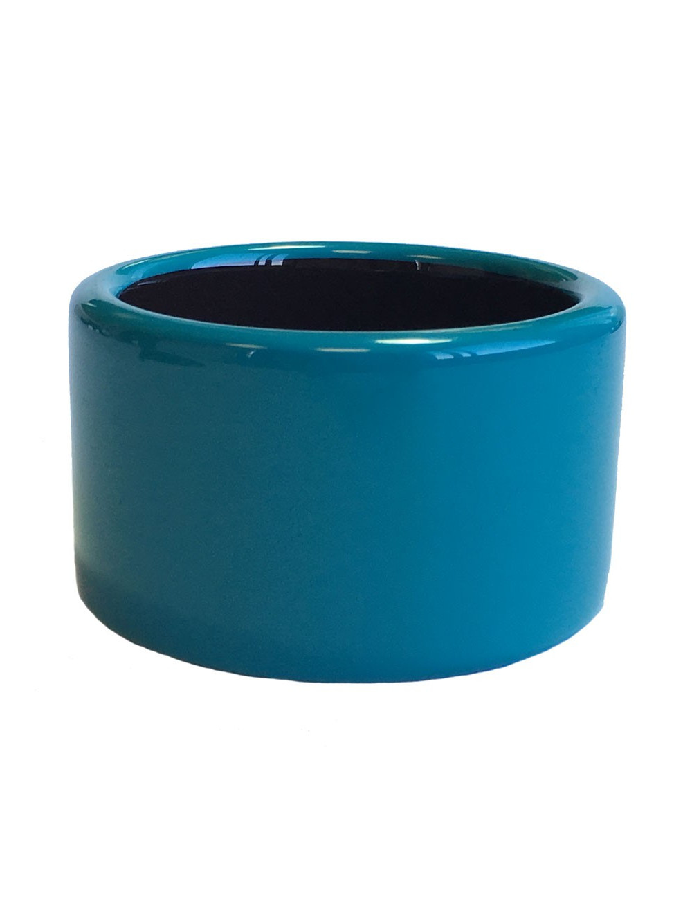 Bracelet HERMÈS en bois laqué bleu paon