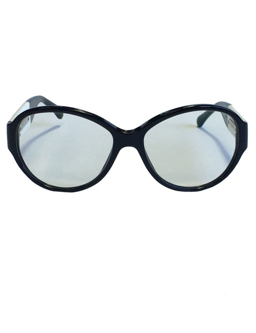 Lunettes CHANEL de vue monture en plastique noir 