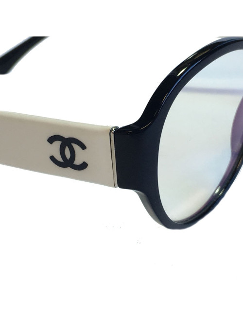 Lunettes CHANEL de vue monture en plastique noir 