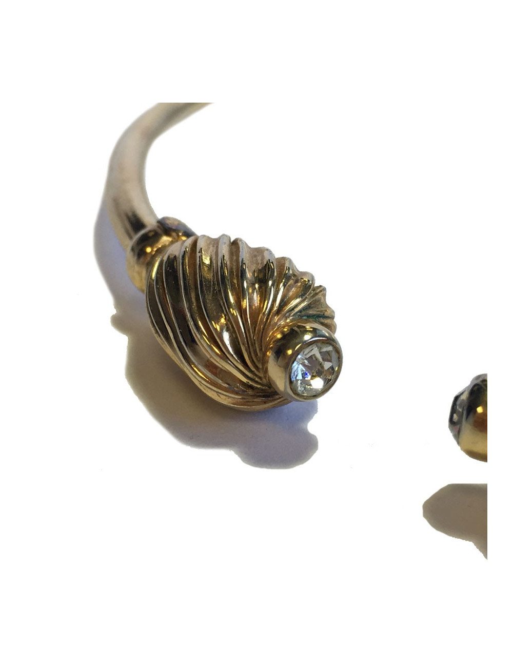 Collier CHRISTIAN DIOR Vintage en métal doré