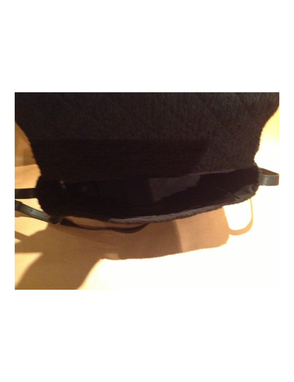 Besace 2.55 en tweed noir CHANEL