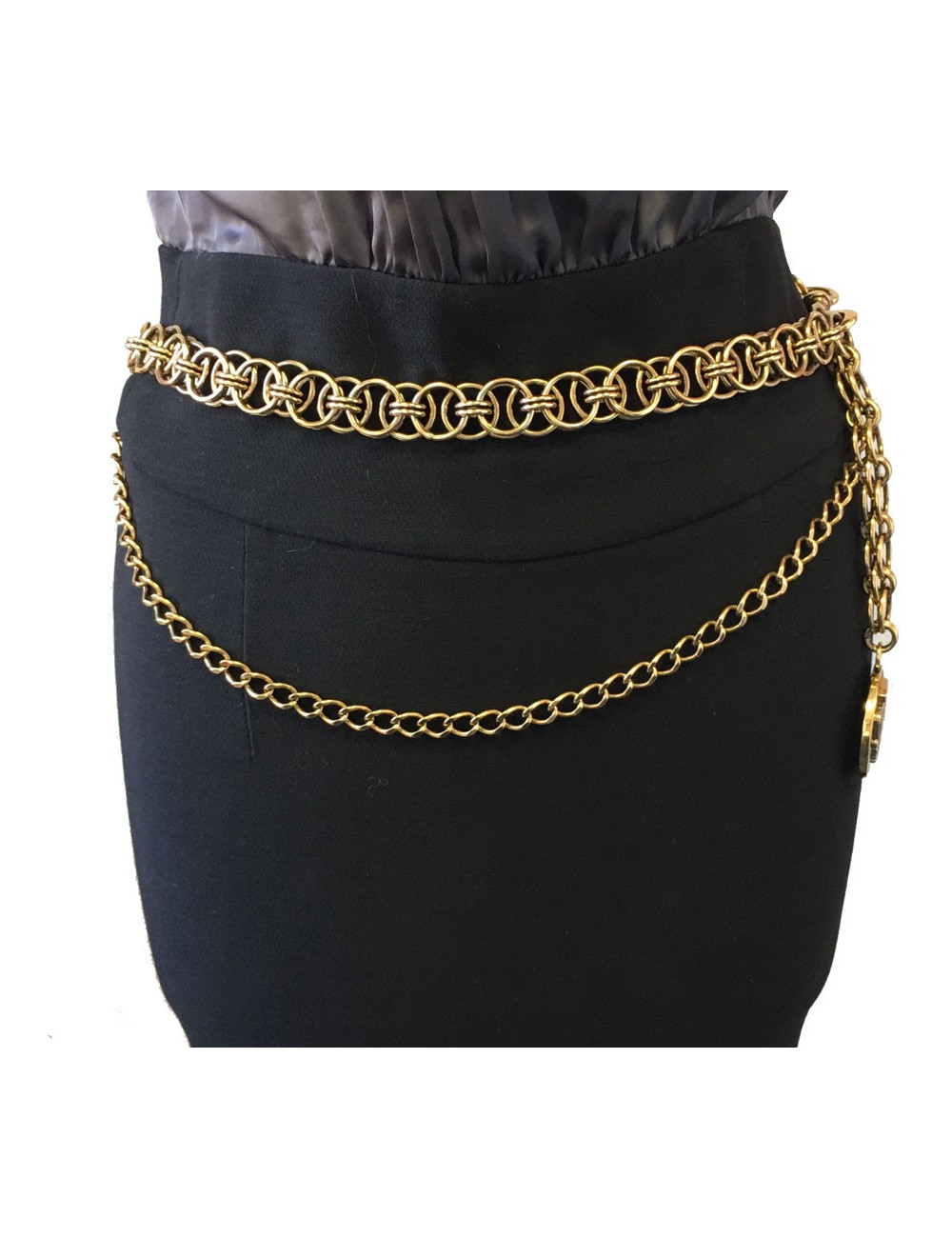 Ceinture sautoir GUCCI Vintage dorée