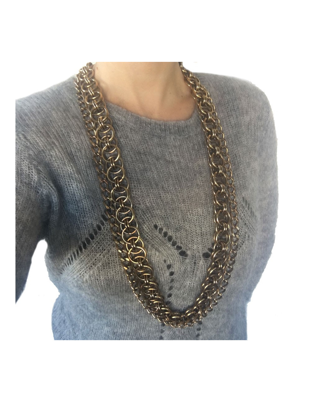 Ceinture sautoir GUCCI Vintage dorée