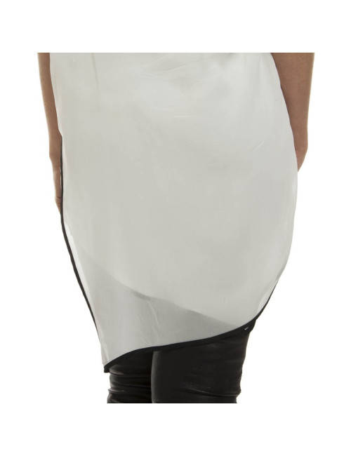 GOLD HAWK blouse size 34 in white silk