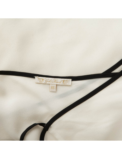 Chemisier GOLD HAWK taille 34 en soie blanc 