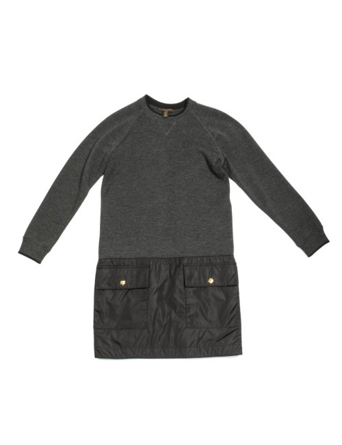 Dress LOUI VUITTON size XS grey jumper