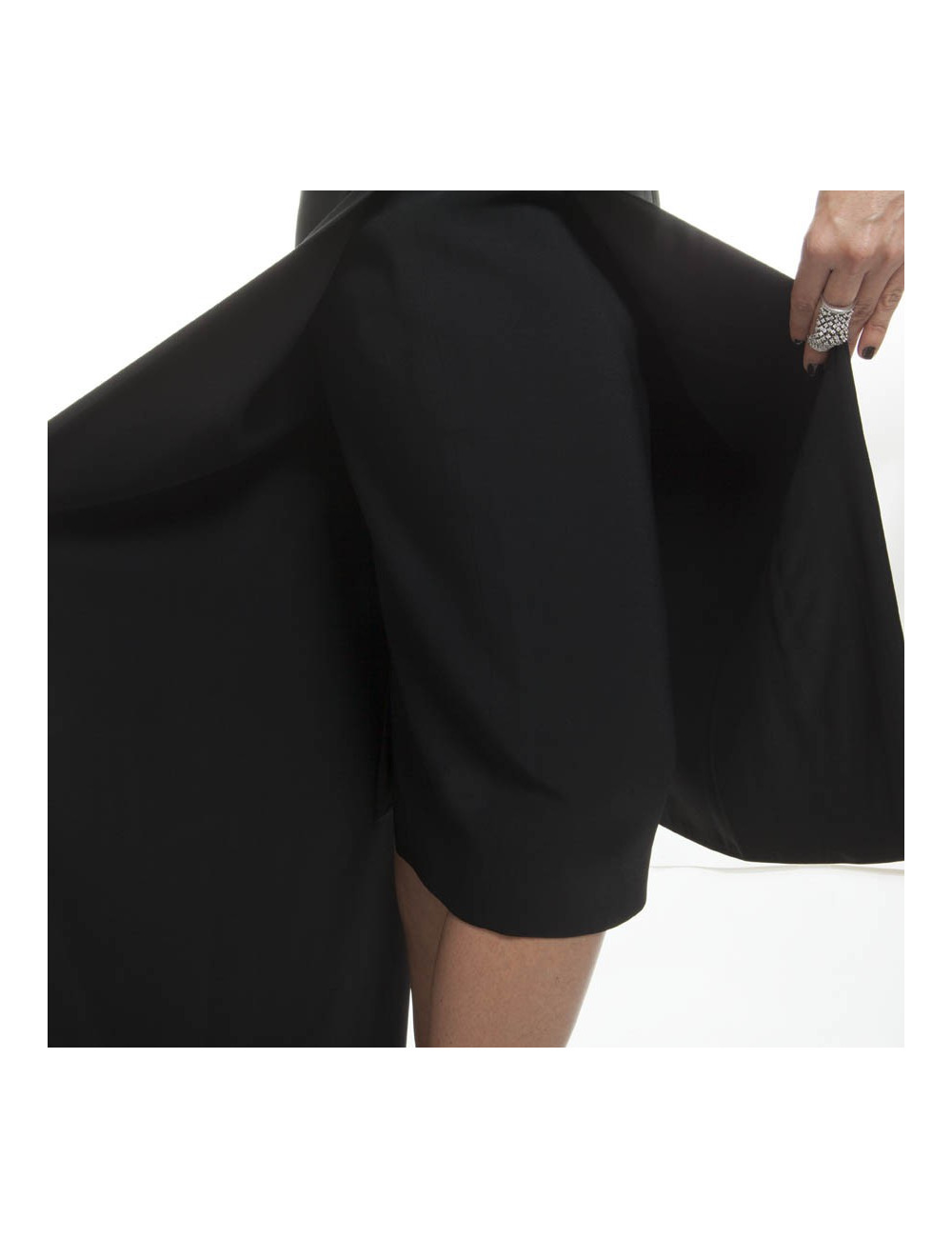  GIVENCHY black pencil skirt in viscose Size 40EU