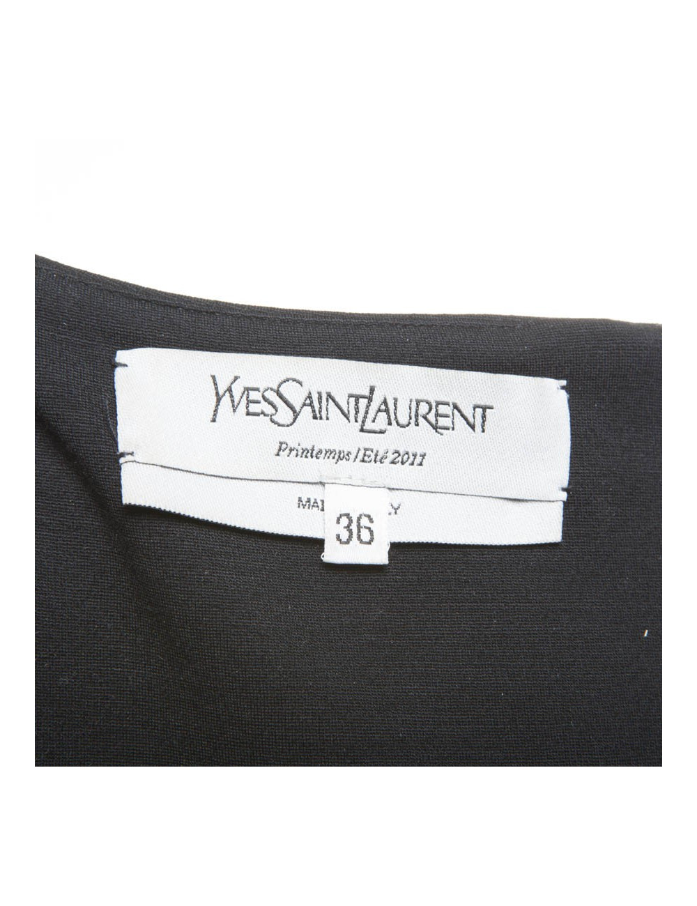 Dress YVES SAINT LAURENT T 36 EN in wool Jersey
