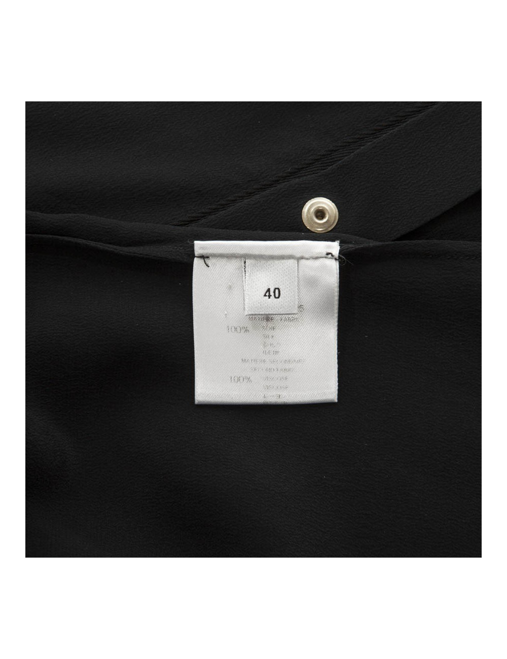 Haut GIVENCHY T 40 FR en soie noir 