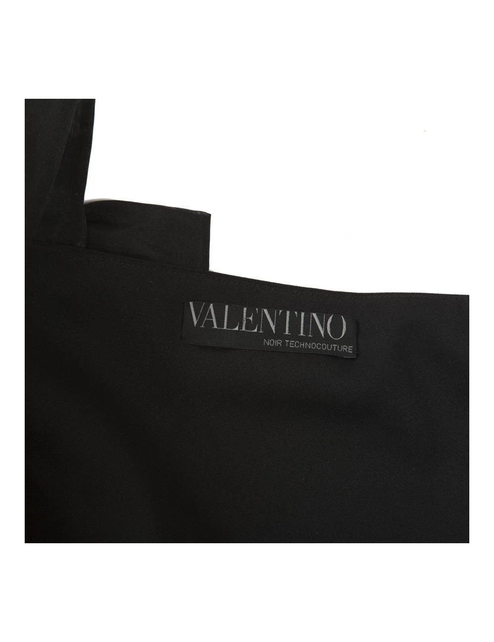 Black VALENTINO T40 IT/36 FRorganza cocktail dress with Ruffles