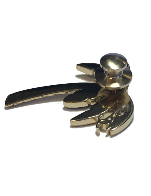 2017 pine's CHANEL Palm in silver metal and Pearly pearls