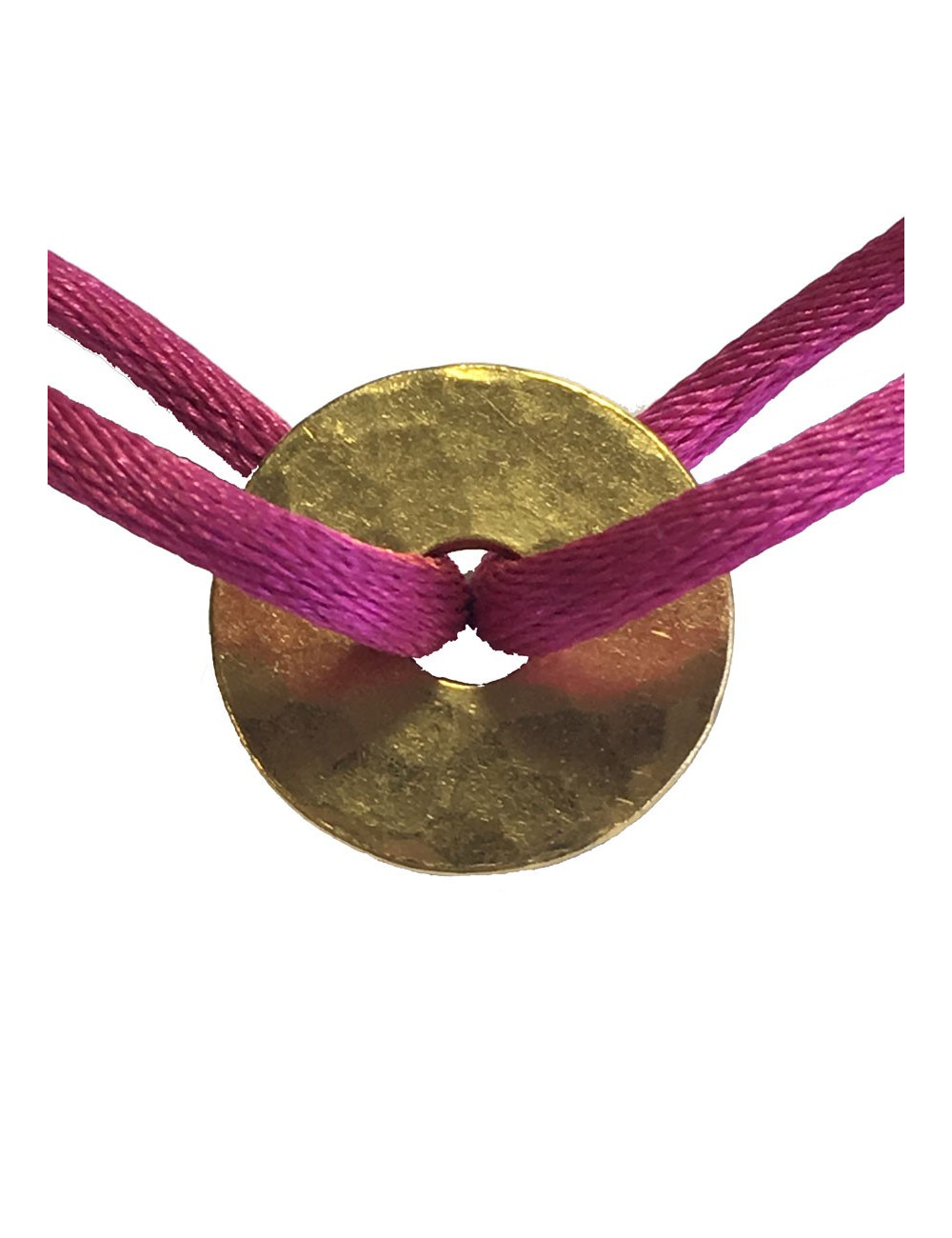 xxx Bracelet DINH VAN PI chinois en or jaune martelé