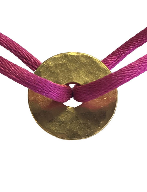 xxx Bracelet DINH VAN PI chinois en or jaune martelé