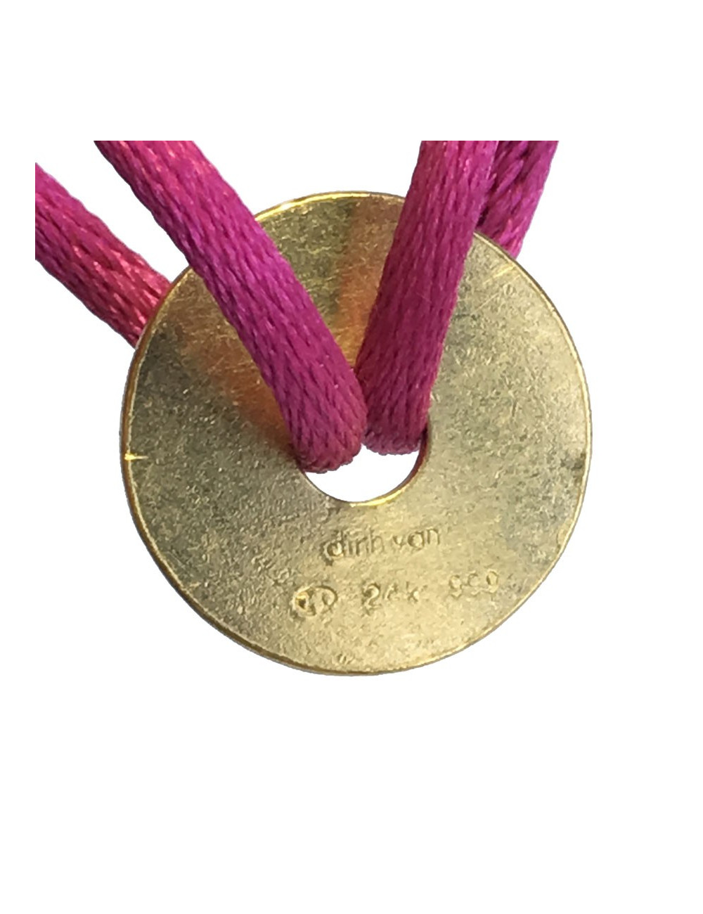 xxx Bracelet DINH VAN PI chinois en or jaune martelé