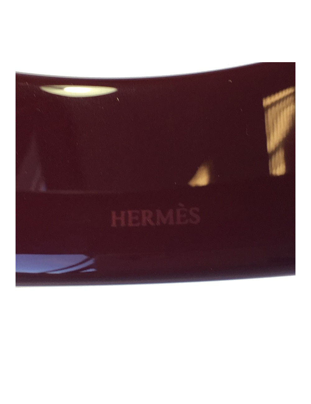Bordeaux lacquered and varnished reason HERMES bracelet