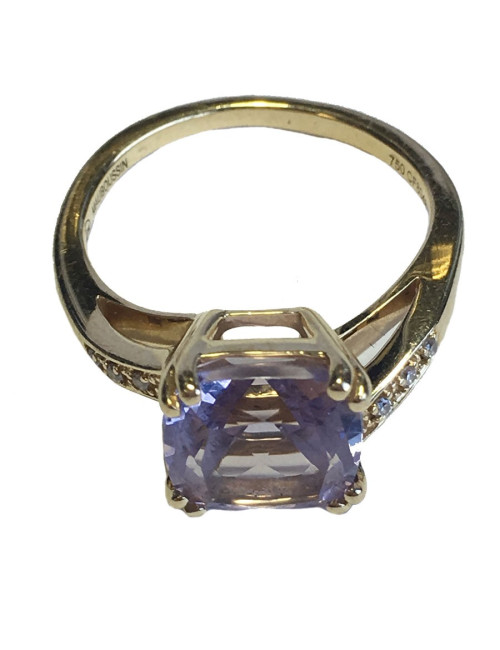 Gold yellow, amethyst and bright ring MAUBOUSSIN "Love hangover" T 52