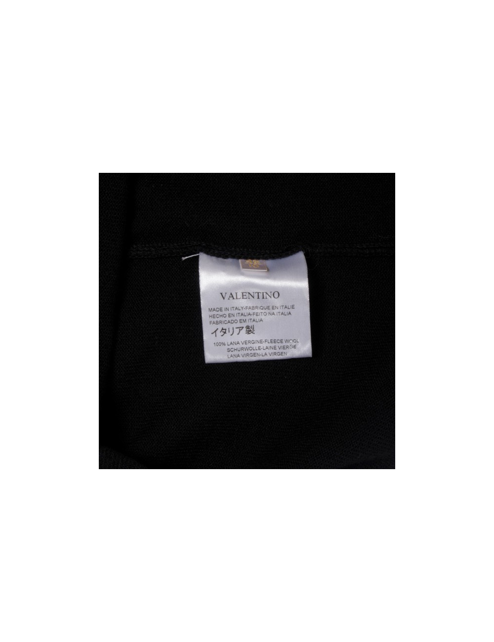 Top VALENTINO dentelle et ruban noir