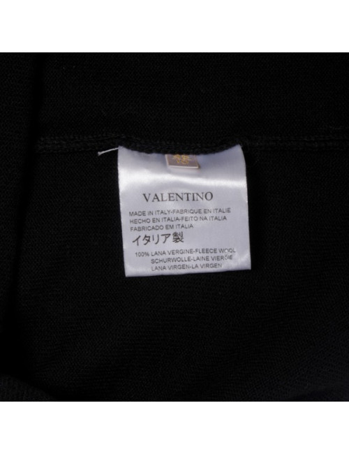 Top VALENTINO dentelle et ruban noir