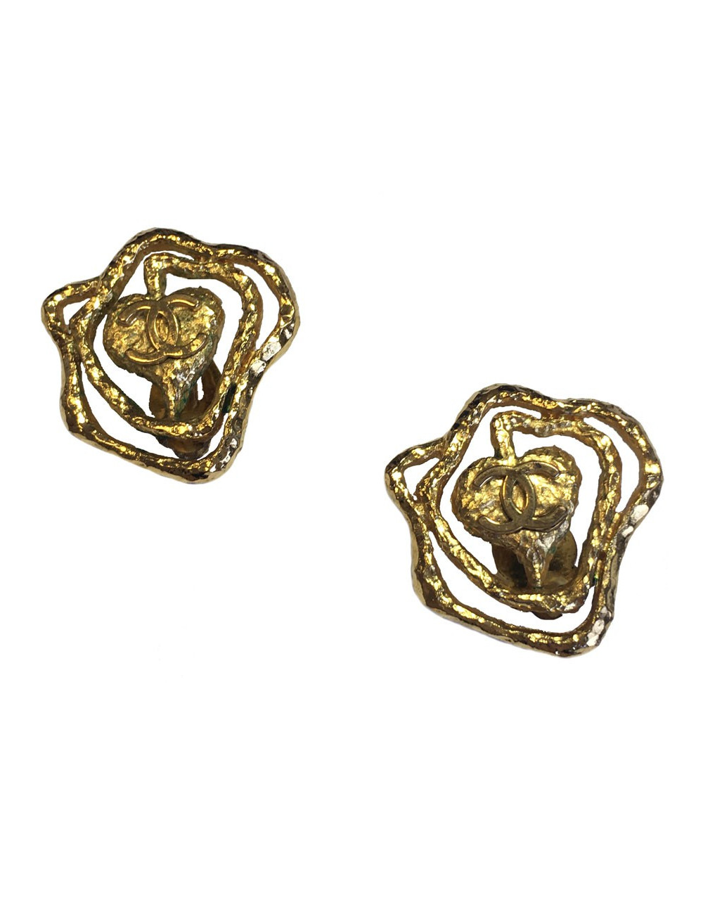 Boucles d'oreille Clips CHANEL Vintage