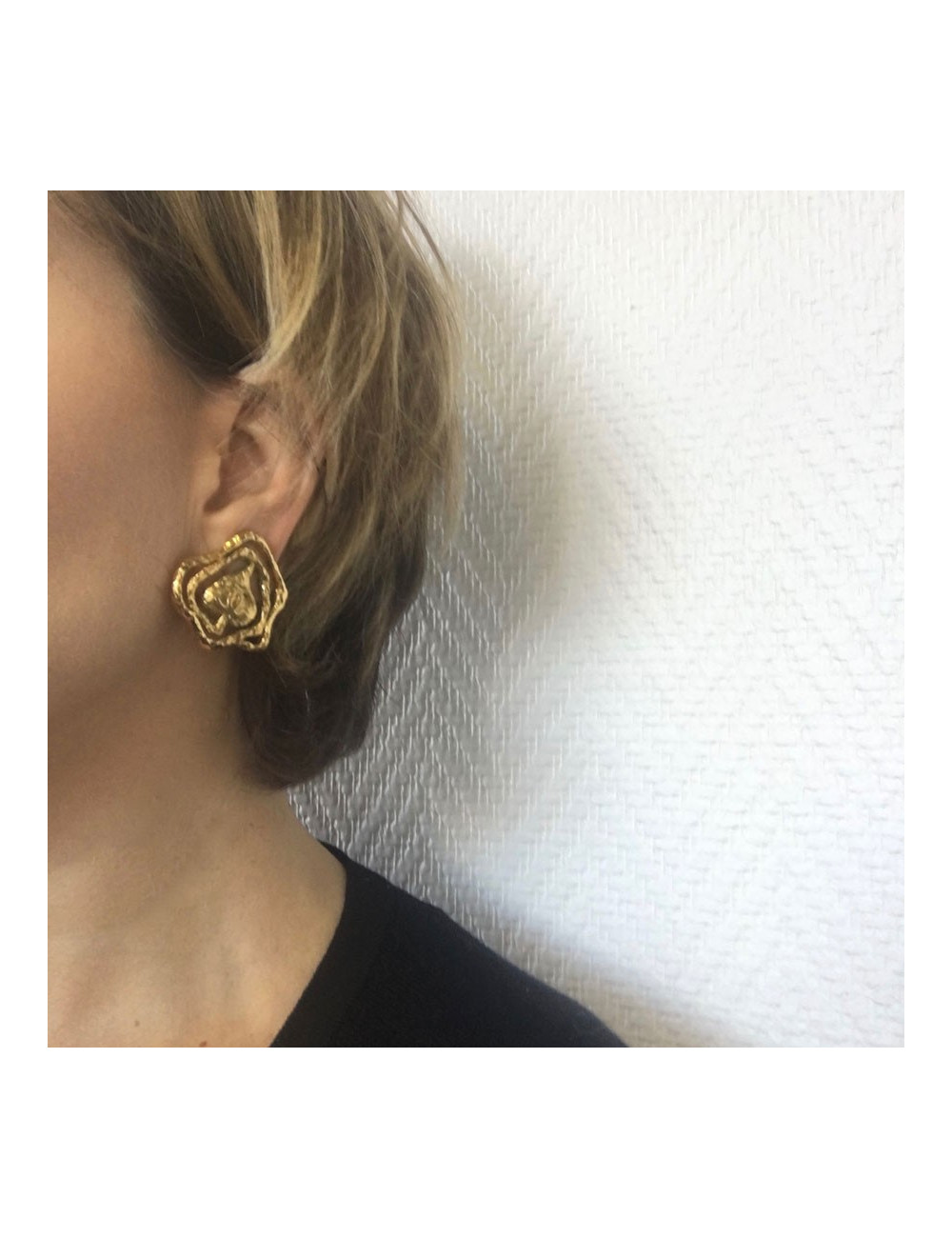 Boucles d'oreille Clips CHANEL Vintage