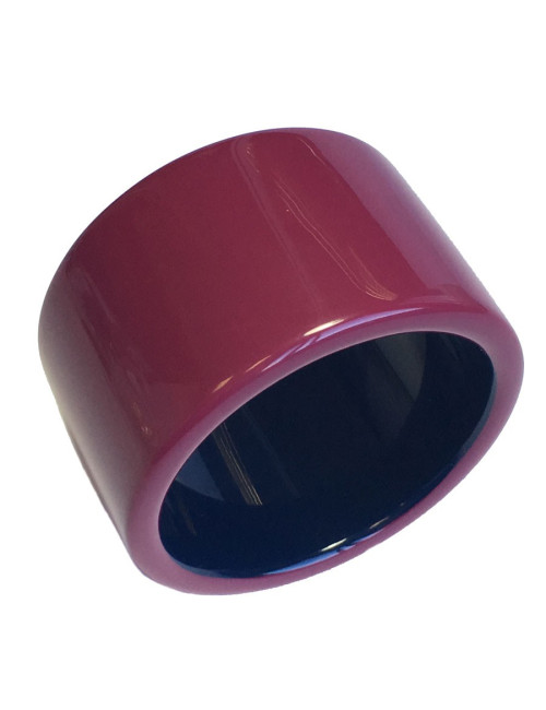Lacquered fuschia HERMES bracelet