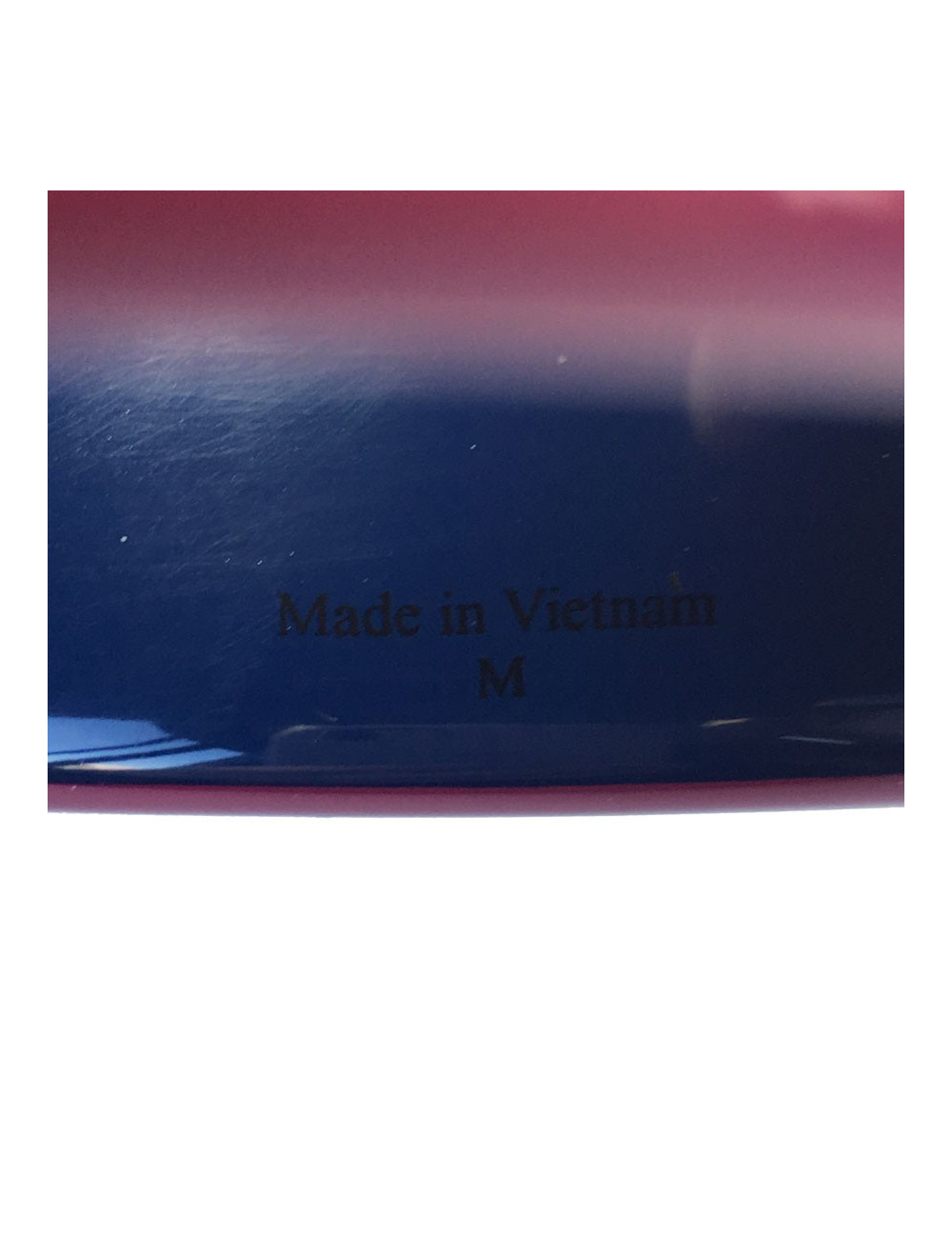 Lacquered fuschia HERMES bracelet