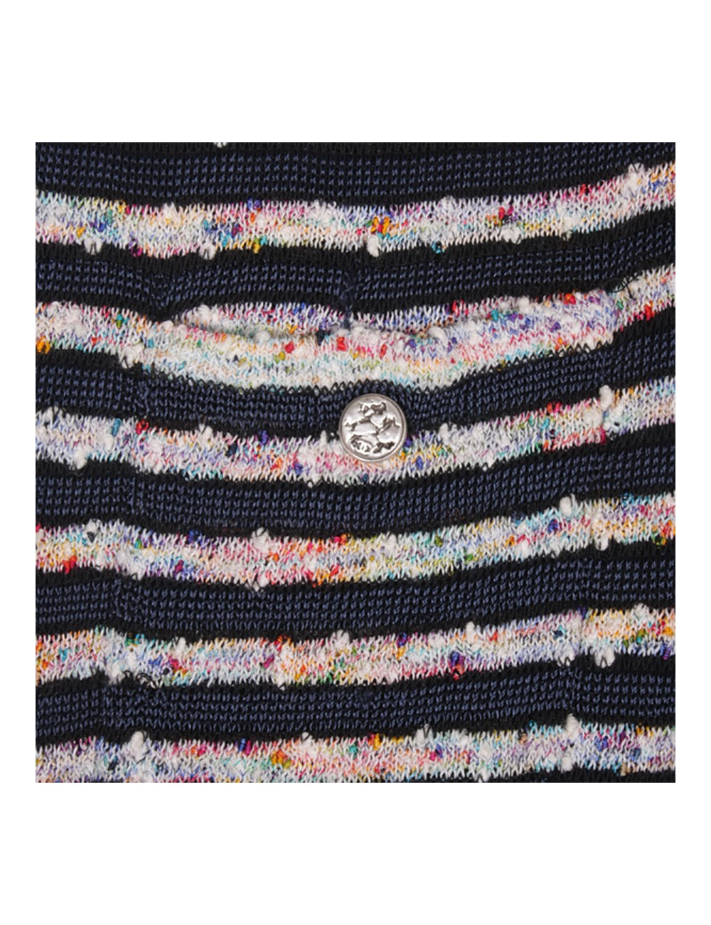 Striped mesh dress CHANEL T 42 en