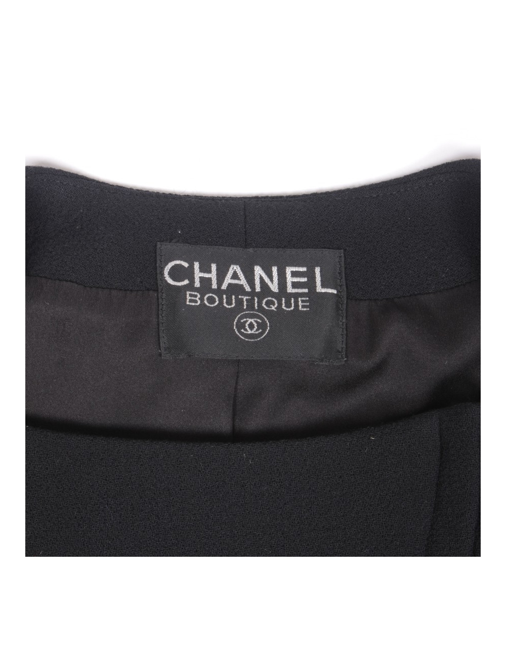 CHANEL T 40FR black short jacket