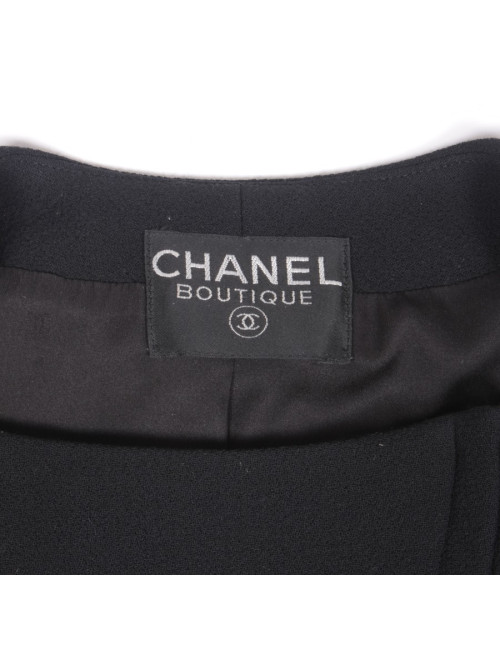 CHANEL T 40FR black short jacket