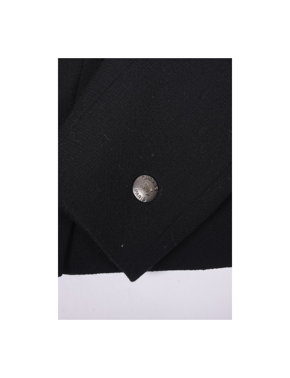 CHANEL T 40FR black short jacket