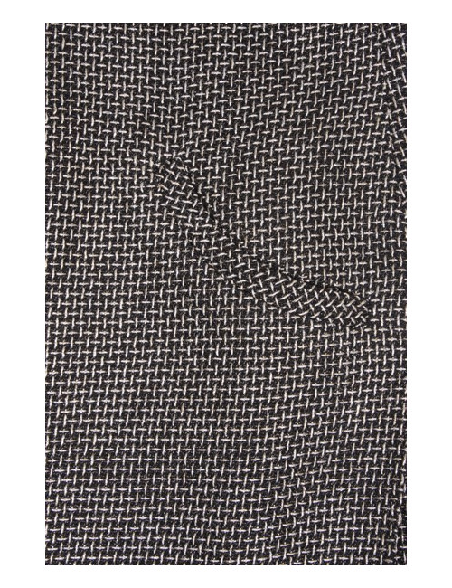 Dress CHANEL T 34 metallic silver and black wires