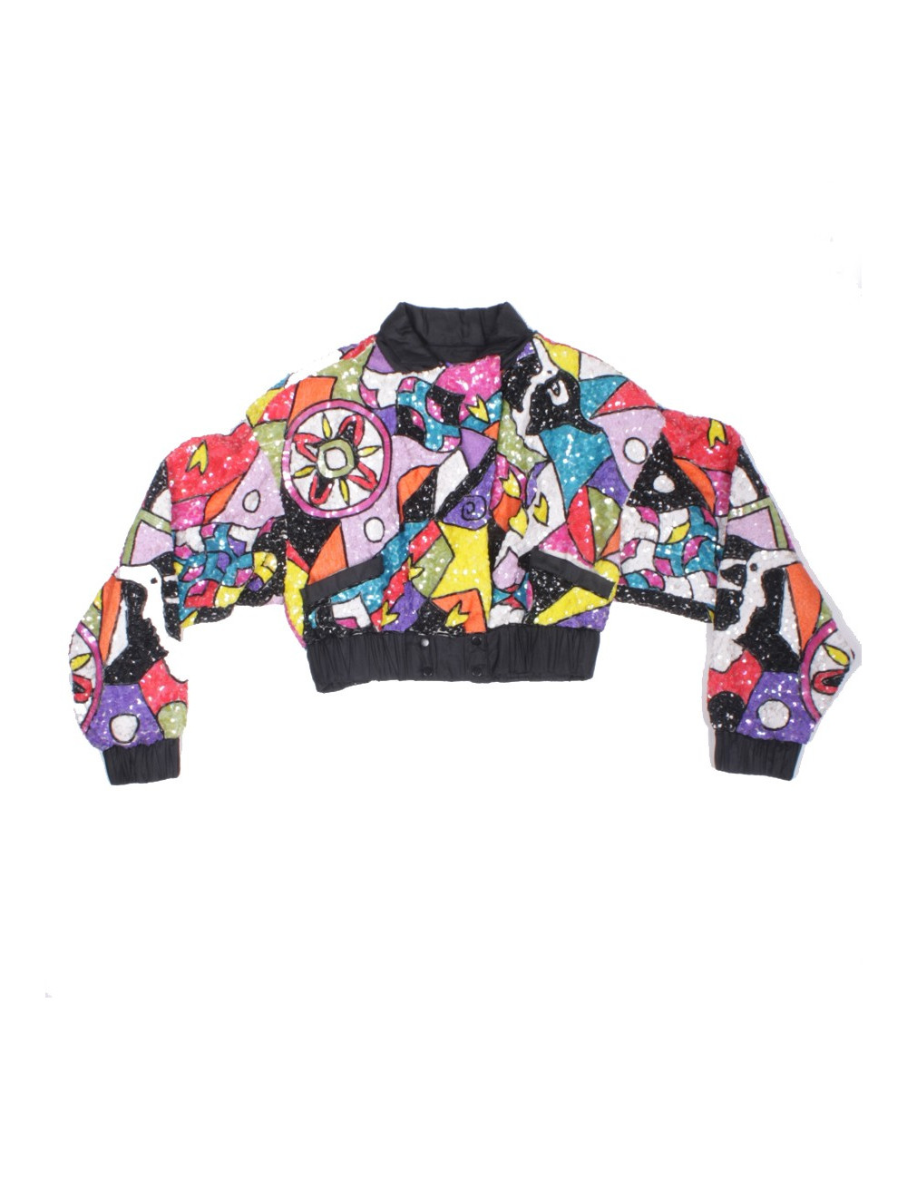 Blouson YSA DUPIRE T 40 Pailettes multicolores