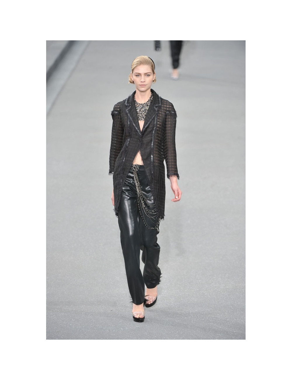 Manteau CHANEL en organza