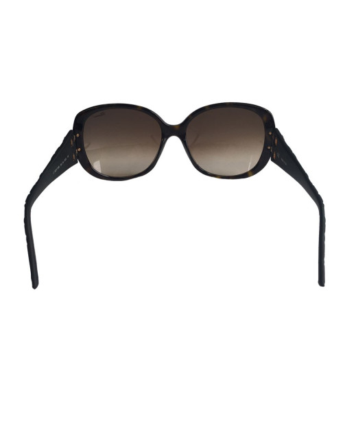 Lunettes de soleil CHOPARD écaille marron foncé et branches noires