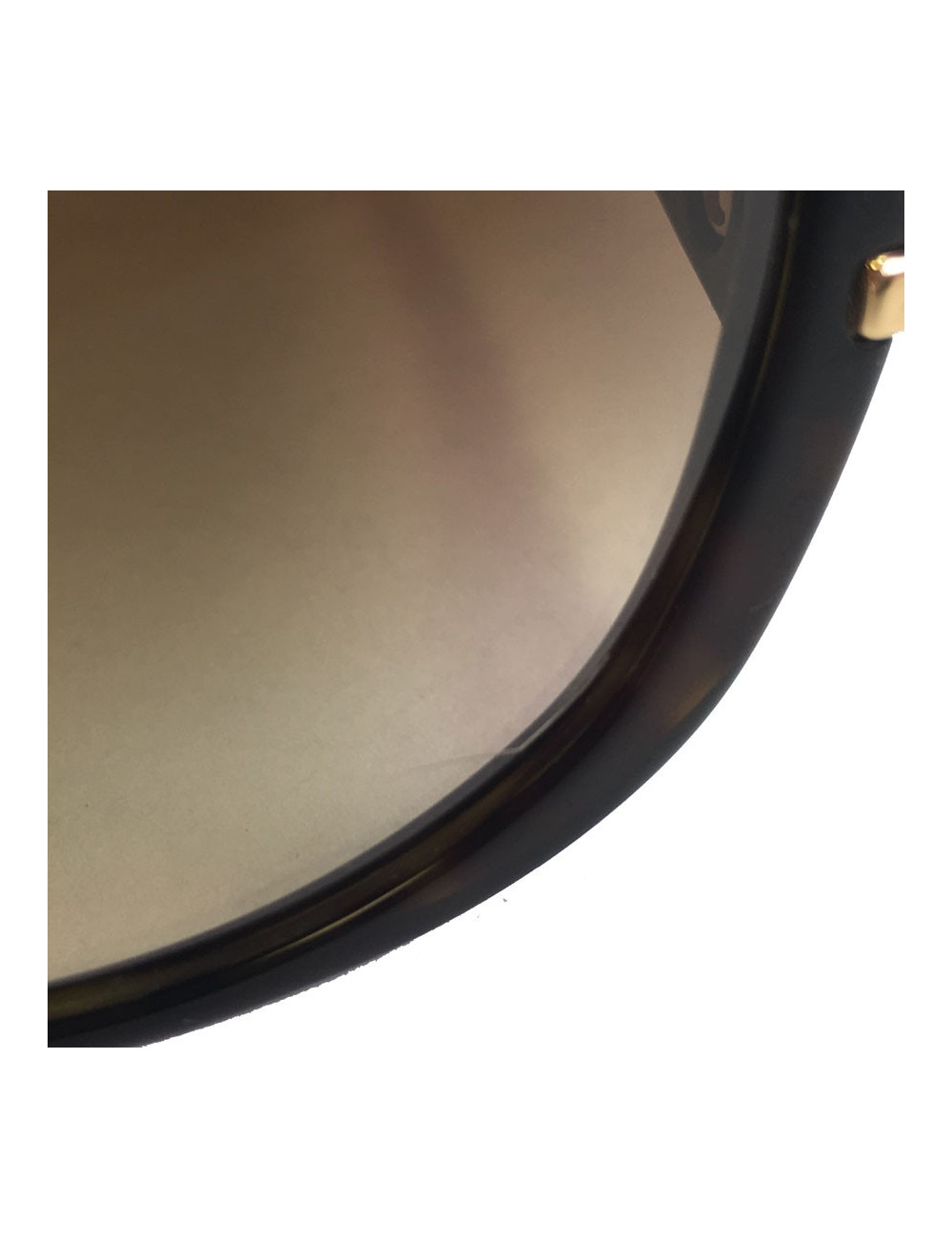 Lunettes de soleil CHOPARD écaille marron foncé et branches noires