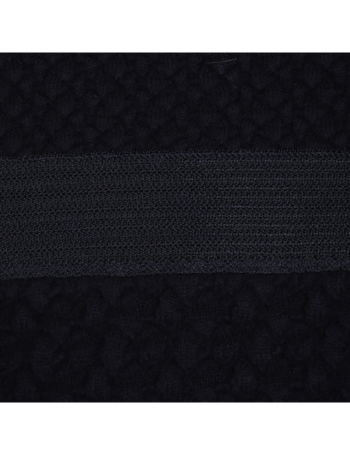 Robe CHANEL T 34 FR en laine bleu marine 