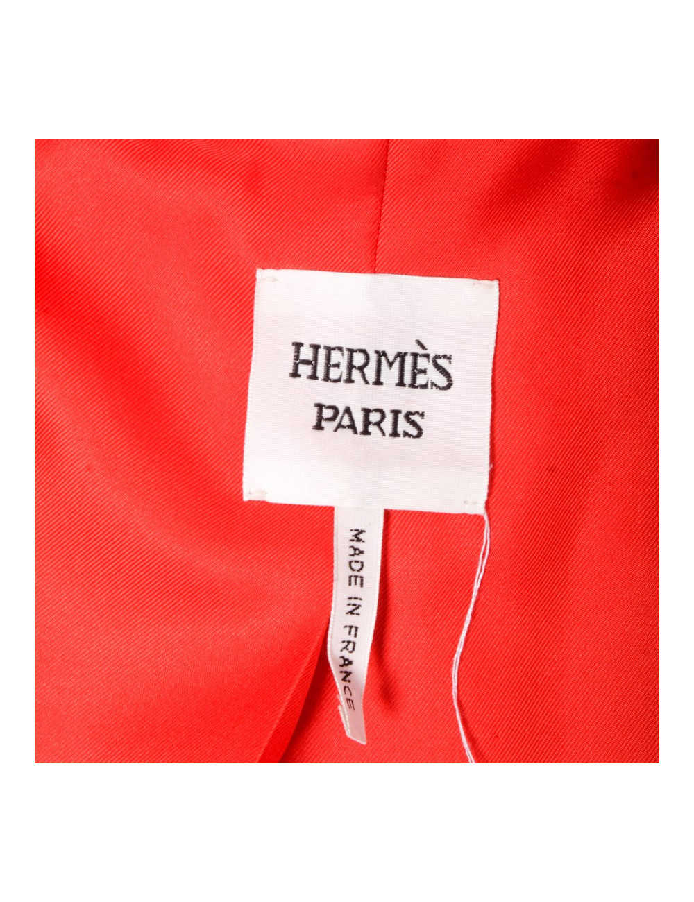 HERMES T 40 lambskin jacket orange