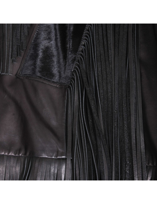 Haut TOM FORD en cuir à franges T 38