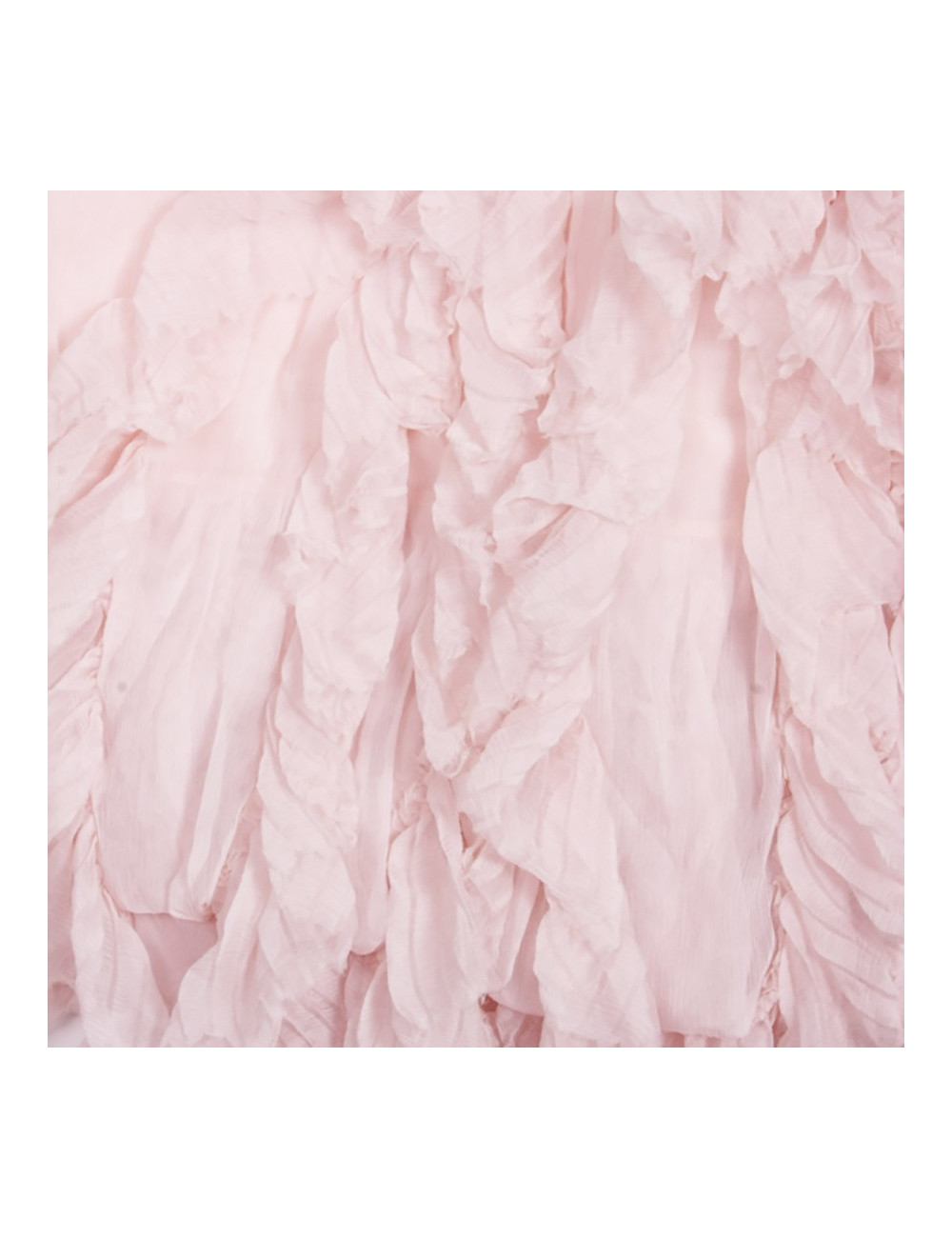 Ensemble CHANEL T 38 tweed rose et jupe en voile de soie