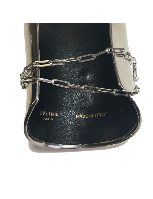 Manchette CELINE taille S métal argenté