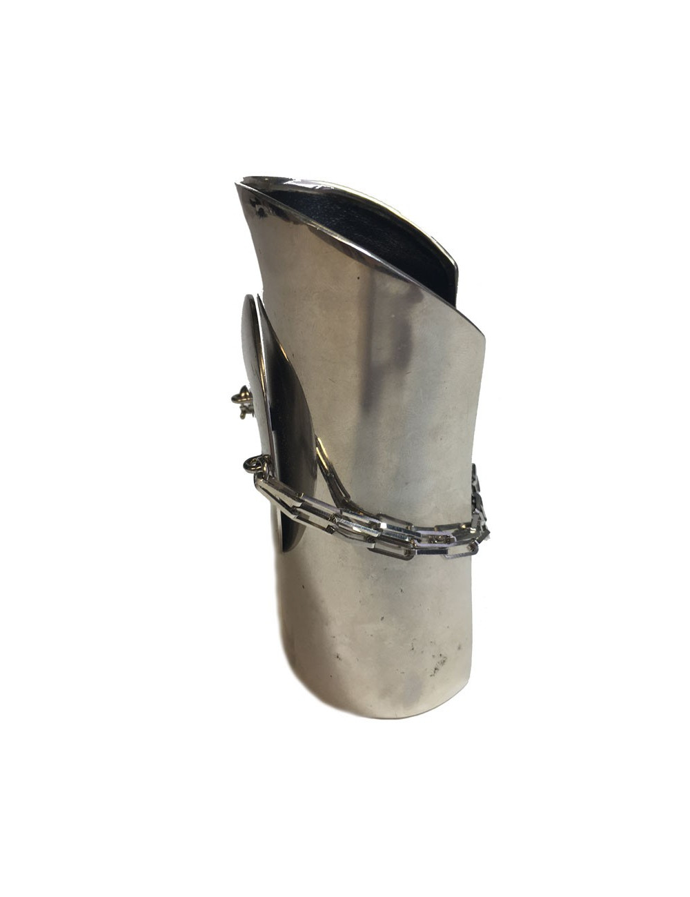 Manchette CELINE taille S métal argenté