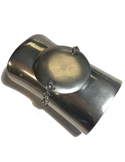 Manchette CELINE taille S métal argenté