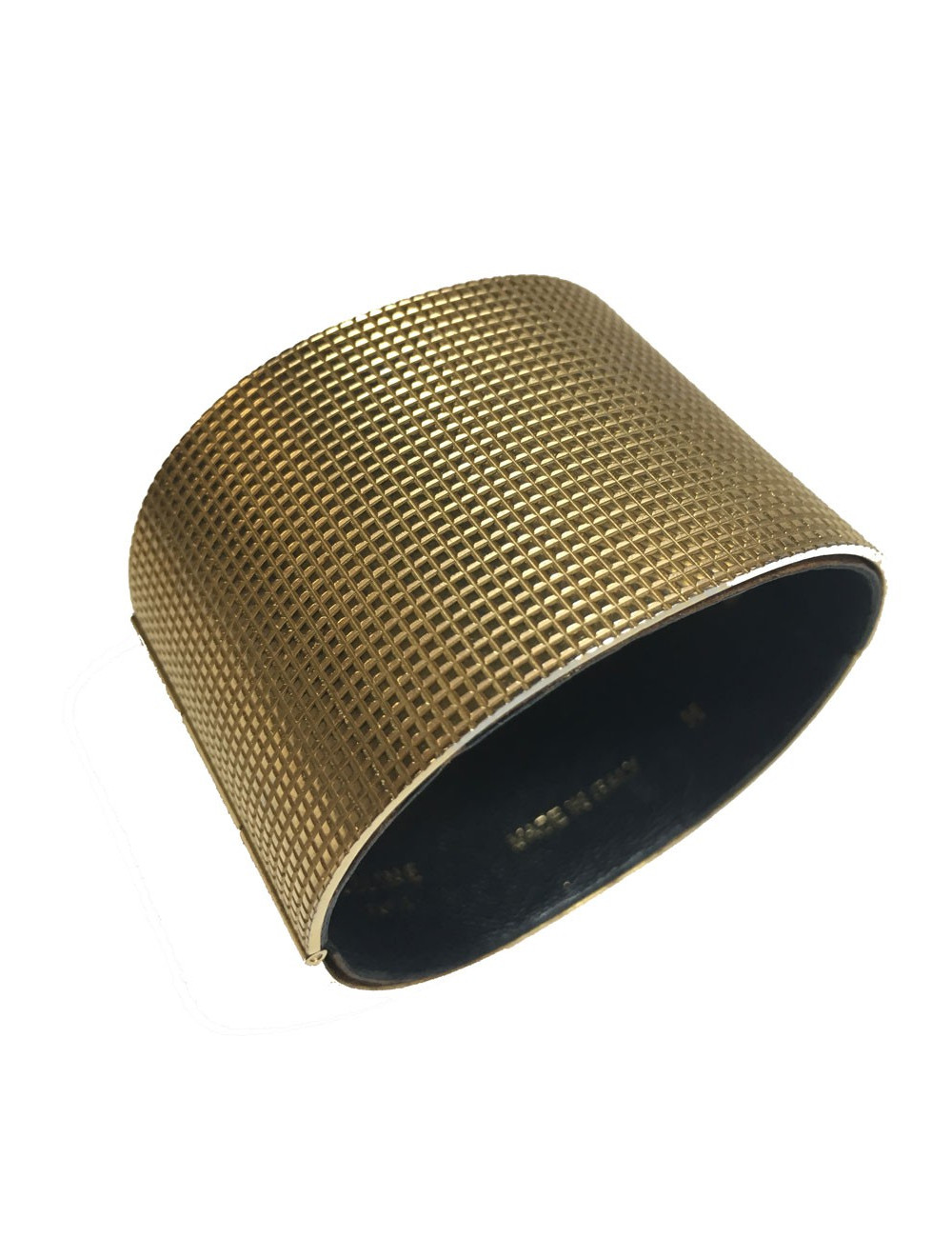 CELINE gold metal cuff size M