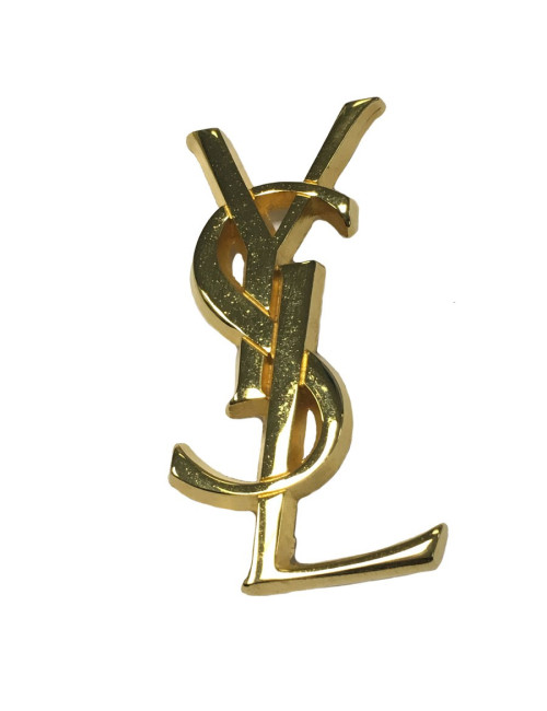 Broche YSL SAINT LAURENT dorée