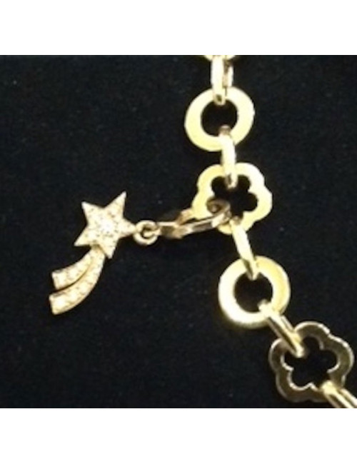 Collier CHANEL en or jaune et charms 