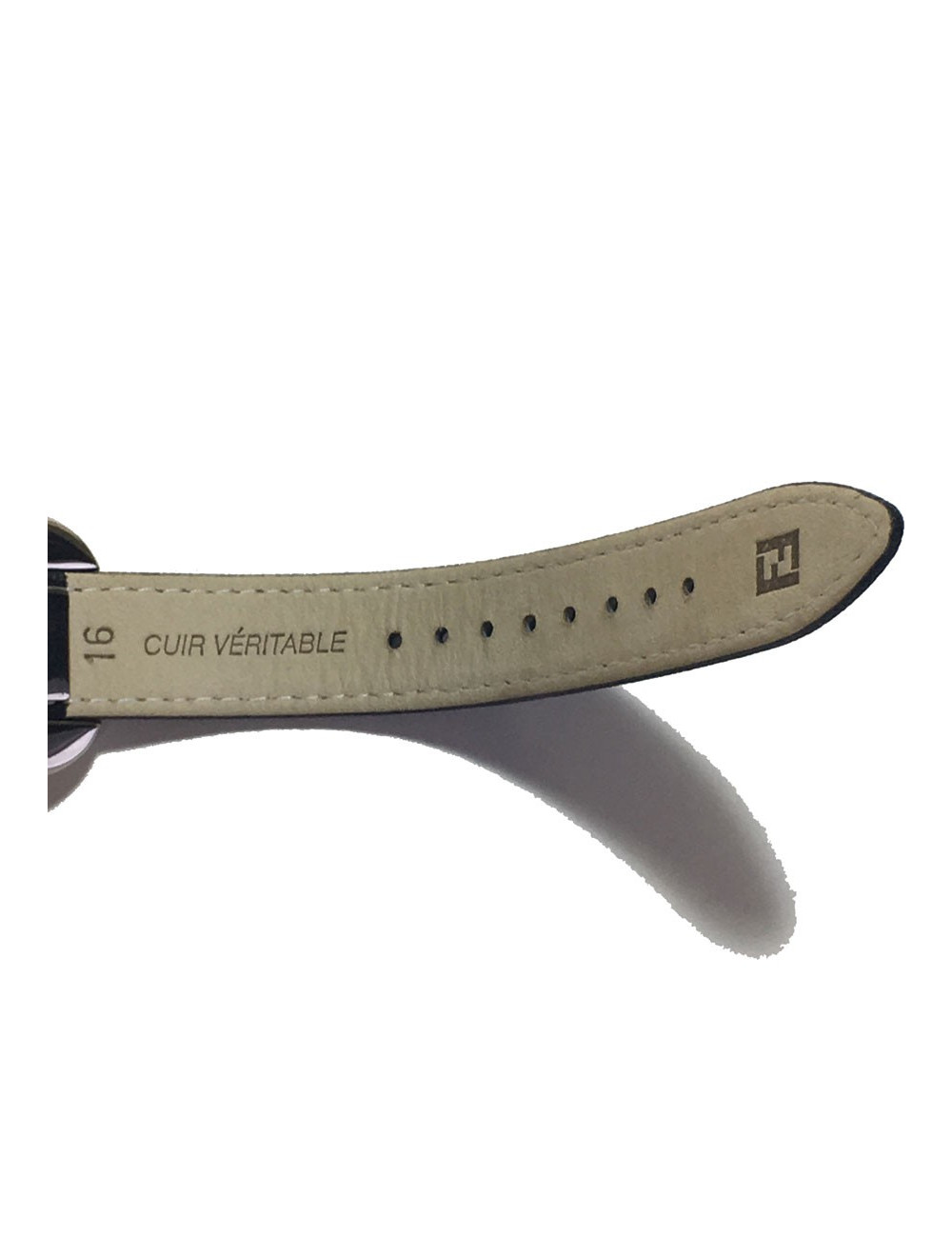 Shows FENDI collection Cameleon in black leather and gold metal