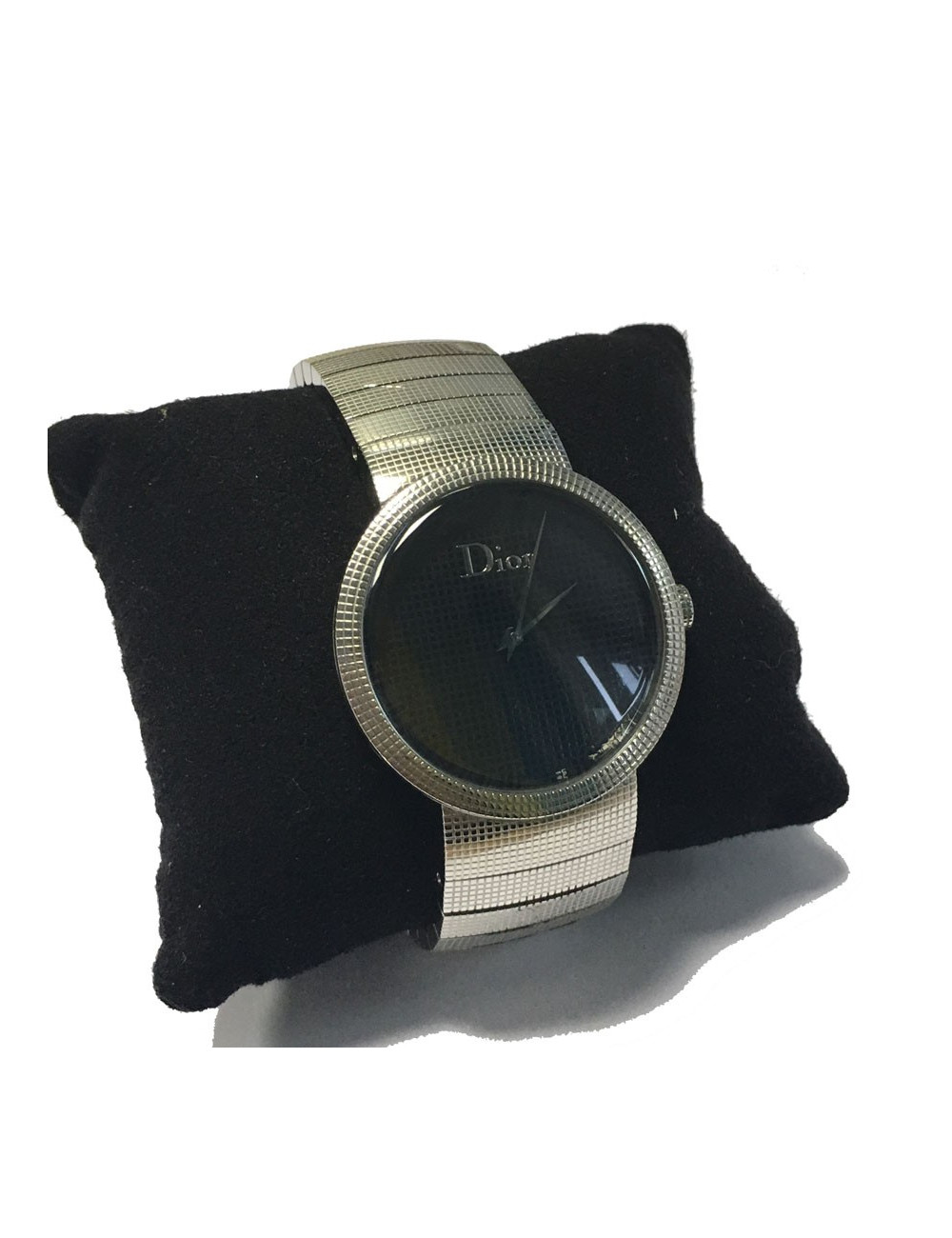 Montre DIOR La D de DIOR en acier argenté