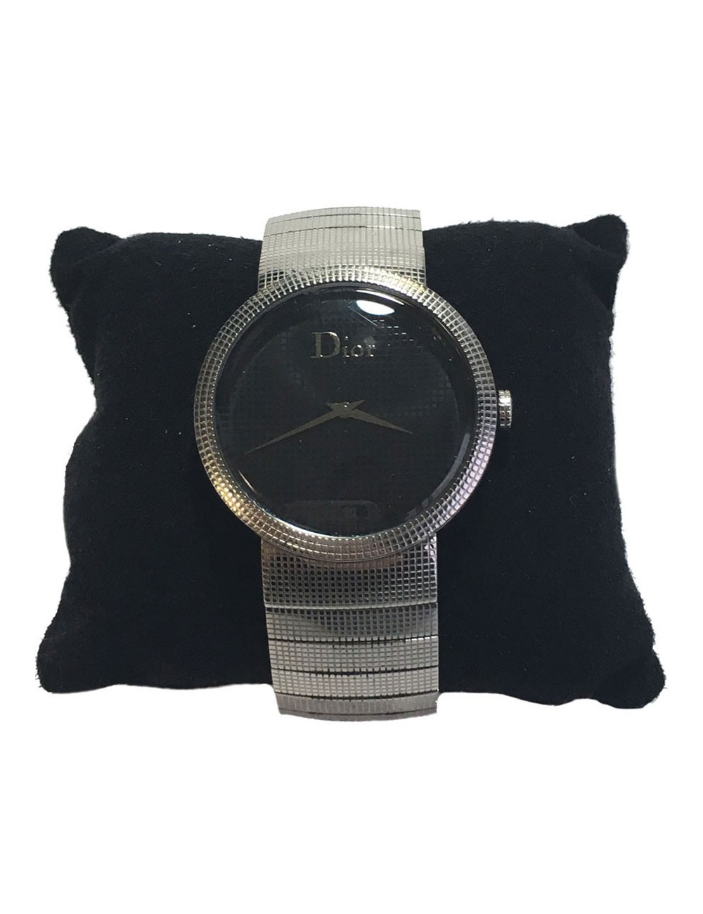 Montre DIOR La D de DIOR en acier argenté