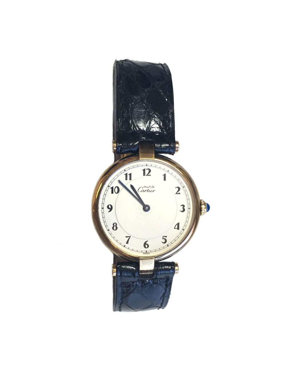 Montre CARTIER Must de Cartier  ronde vermeil