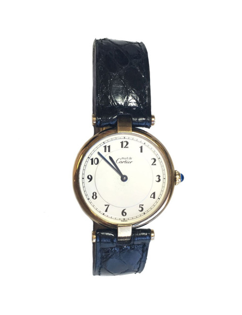 Montre CARTIER Must de Cartier  ronde vermeil